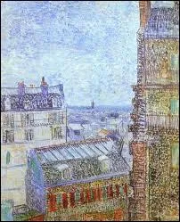 De quelle rue de la capitale est peinte cette vue de Paris par Vincent Van Gogh ?