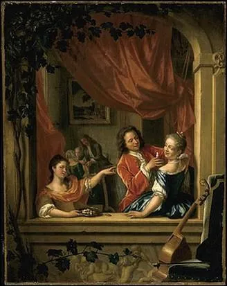 Lui aussi a peint 'Les cinq sens' :