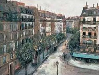 Qui a peint Rue Custine ?