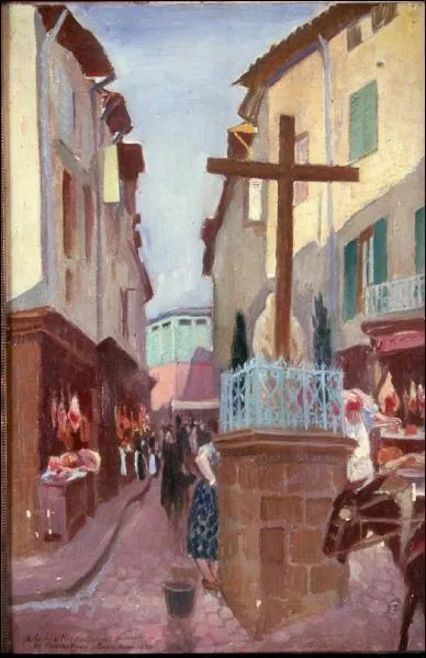 Qui a peint Rue de la boucherie ?