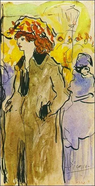 Qui a peint Femme dans la rue ?