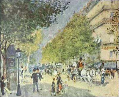 Qui a peint Boulevard parisien ?