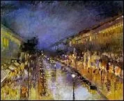 Qui a peint Boulevard Montmartre de nuit ?