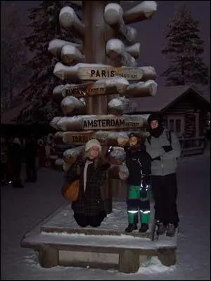 En dcembre,  Inari (Nord de la Finlande), le jour ... ?