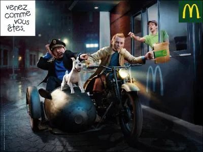 Quel personnage est mis en scène dans cette publicité McDonald's ?