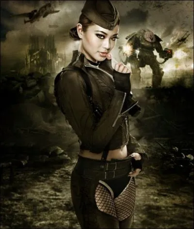 Dans quel film de Zack Snyder rencontre-t-on un personnage nomm Amber au look suggestif ?