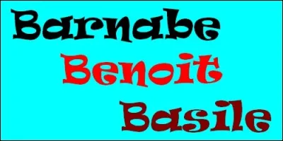 D'origine araméenne, on les fête le 11 juin et signifie "fils de la consolation". De quel prénom s'agit-il ?
