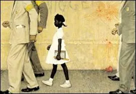 Dans les annes 1960, il travaillera pour le magazine 'Look'. Que reprsente l'une de ses plus clbres illustrations ?