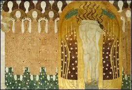 En 1902 lors d'une exposition de la Scession consacre  la musique, Klimt expose 7 panneaux intituls la Fresque ...