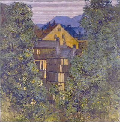 Qui a peint cette 'Vue sur Payerbach' ?