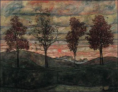 Ces 'Quatre Arbres' ont t peints par :