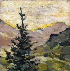 Et ce 'Paysage au sapin' ?