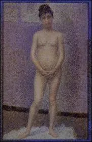 Qui a peint 'Poseuse debout de face' ?
