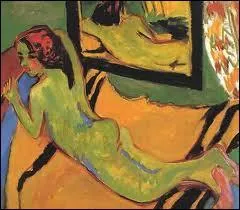 Qui a peint 'Nu allong devant un miroir' ?