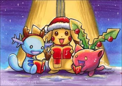 Qui sont ces trois Pokmon qui chantent des musiques de Nol ?