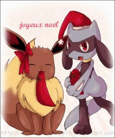 Qui sont ces deux Pokmon qui se prparent  fter Nol ?