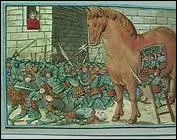En quelle matire tait fabriqu le clbre cheval de Troie utilis par Ulysse comme subterfuge pour s'introduire dans la ville de Troie ?