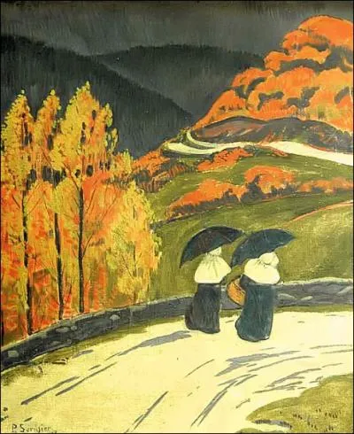 Quel peintre nabi est l'auteur de cette toile ' La pluie sur la route ' ?