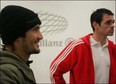 Lizarazu et Sagnol en 2001 avec :