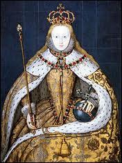Fille d'Henri VIII et d'Anne Boleyn, elle fit décapiter Marie Stuart et sortit victorieuse de 'l'Invincible Armada'. . Elle fut surnommée 'la reine vierge'.