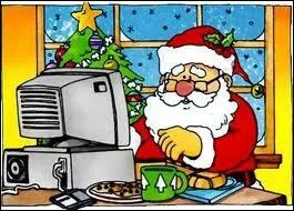 Compltez cette phrase : depuis quelques annes le Pre Nol s'est mis ... pour rpondre plus rapidement au courrier des enfants du monde entier.