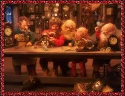 Qui aident le Pre Nol  lire le courrier et  prparer les tournes de cadeaux ?