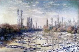 Qui a peint Glace flottant  proximit de Vetheuil ?