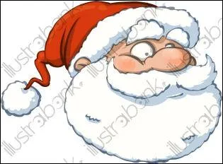 De quelle couleur est la barbe du Pre Nol ?