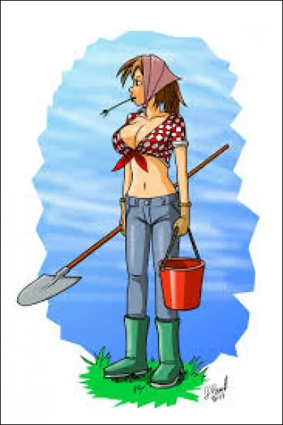 La fermièrre a des nichoir en forme de pont.