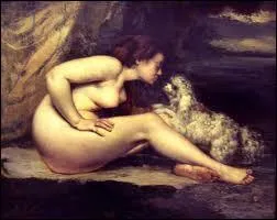 Qui a peint 'Femme nue au chien' ?