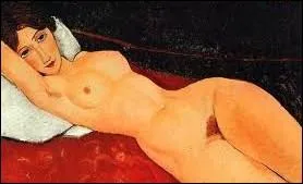 Qui a peint 'Nu au coussin blanc' ?