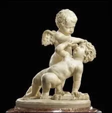 Avec qui, ros, accompagne Aphrodite depuis sa naissance ?