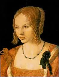 Peintre allemand (1471-1528), je suis galement graveur et mathmaticien. J'ai peint ce portrait d'une jeune vnitienne.