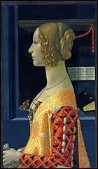 Peintre florentin de la Renaissance, (1449-1494) j'ai particip  la dcoration de nombreuses salles du Vatican et notamment de la Chapelle Sixtine . J'ai peint ce 'Portrait de Giovanna Tornabuoni'.