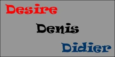 D'origine grecque, on les fête le 9 octobre. De quel prénom s'agit-il ?