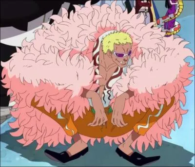 Donquichote Doflamingo : Lors de la bataille de Marineford,  qui a-t-il coup une jambe ?