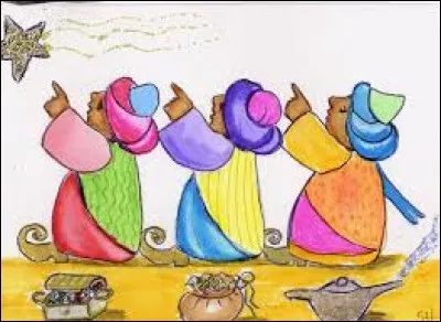 De quelle oeuvre est extrait : 
''De bon matin 
J'ai rencontré le train 
De trois grands Rois qui allaient en voyage 
De bon matin 
J'ai rencontré le train 
De trois grands Rois dessus le grand chemin.''