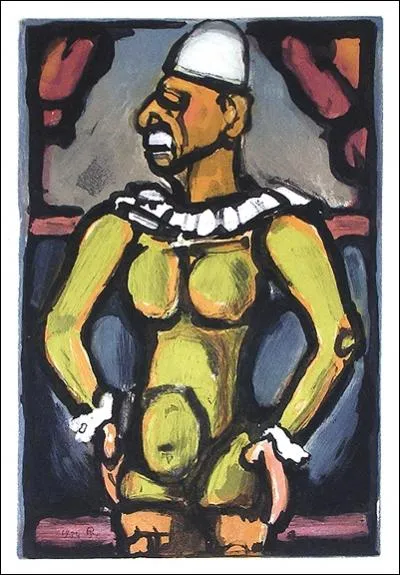 Georges Rouault est un peintre et graveur franais qui a fait partie de l'aventure fauviste. Qu'a-t-il fait de particulier  la fin de sa vie ?