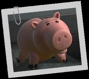 Quel est le nom de cette tirelire tir de 'Toy Story' ?