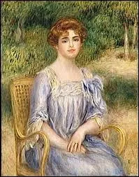 Qui est reprsente dans ce tableau de 1901 ?