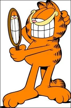 Quel chat Garfield ne peut-il pas voir en peinture ?