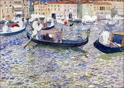 N au Canada, (1858-1924) il sjourna  Paris de 1892  1895 o il frquenta la mouvance post-impressionniste. De retour  Chicago, il travailla l'aquarelle. Il a peint 'Grand Canal'.