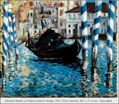 Peintre franais (1832-1883), li au courant impressionniste, internationalement reconnu comme l'un des plus importants prcurseurs de la peinture moderne. Il a peint 'le grand canal  Venise'.