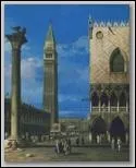 Aprs avoir peint Venise sa ville natale (1722-1780), il voyagea en Europe : Dresde, Florence, Vienne, Varsovie qu'il reprsenta dans des toiles grandioses. Il a peint cette Piazzetta.
