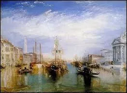 N  Londres (1775-1851)  peintre de la lumire  et prcurseur de l'impressionnisme, il voyagea beaucoup en Europe et sjourna 3 fois  Venise o il peignit 'le Grand Canal de Venise'.