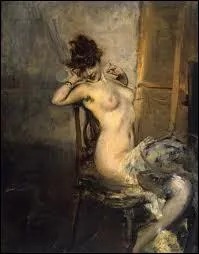 Qui a peint 'Jeune femme nue assise' ?