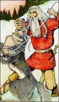 De qui Fenrir a-t-il dvor la main ?