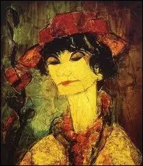 Ceci est un portrait au chapeau de la grande Coco Chanel. Qui est le peintre ?