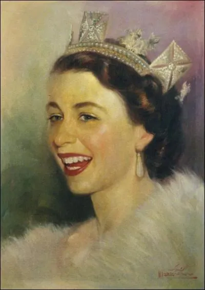 Ce portrait de la jeune Reine riant est de l'artiste ?