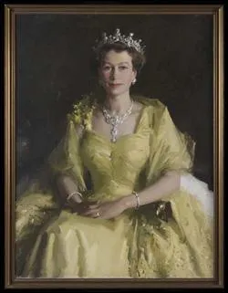 Ce tableau d'Elizabeth a été peint en 1954 par un artiste australien, juste après que la Reine ait fait son premier voyage officiel en Australie. Elle a posé durant 5 séances. Quel est son nom ?